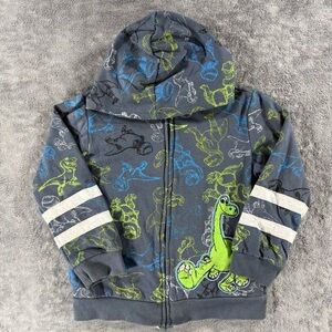 Disney Collection The Good Dinosaur Arlo All Over Print Full Zip Hooded Jacket
